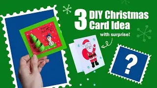 3 Christmas card ideas | Easy & Creative