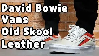 David Bowie X Vans Old Skool unboxing/David Bowie Vans on feet review