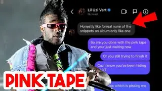 Lil Uzi Vert 'Pink Tape' only has 1 Snippet 👀 | Coming 2022?