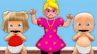 Baby & Girlfriend Escape Evil Step Mom!