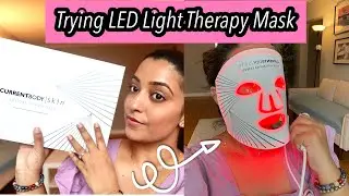 Trying the famous LED Light Therapy Face Mask