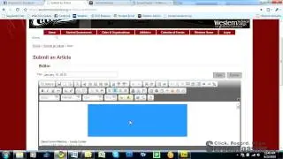 posting a word document on cavalier connection