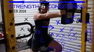 Brysen Davies 2026 Linebacker Strength and Conditioning 2.11.24