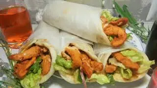 SMOKED BBQ CHICKEN WRAP | DOUGH RECIPE | CHICKEN MARINATION RECIPE | CHICKEN WRAP