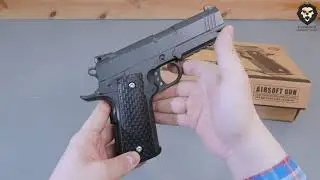 Страйкбольный пистолет Galaxy G.25 (6 мм, Colt 1911 PD) видео обзор 4k
