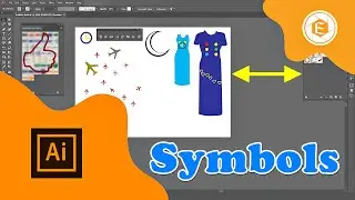 شرح السيمبول & صناعتها في الاليستريتور 2017 Symbols | اسراء هاشم