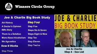 9.  AA 💡Joe and Charlie 📚 Step4  Sex List pt 6