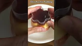 The sound of pudding releasing. Glico Pucchin Pudding. #shorts