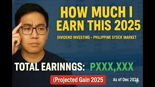 How Much I earn this 2025 investing in Philippine stock market as a dividend investor