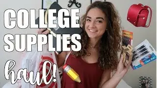 BACK TO COLLEGE HAUL: AFFORDABLE + FUNCTIONAL SCHOOL SUPPLIES