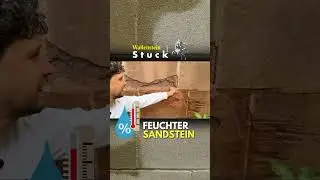 💦 Feuchter Sandstein‼️Eine fachgerechte Sandsteinsanierung sollte immer rechtzeitig gemacht werden✅