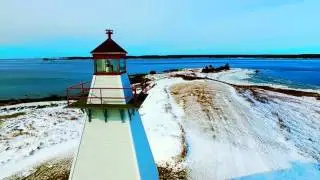 Musquodoboit Harbour Range Rear Light, Nova Scotia, Canada via DJI drone (#LighthouseProject)