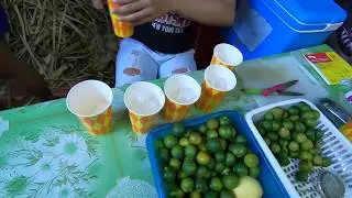 Filipino Street Food | Katas ng Tubo - Freshly Squeezed Sugarcane Juice | Street Food Philippines