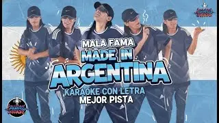 MALA FAMA - MADE IN ARGENTINA | Karaoke Sonido HD con Letra Sincronizada 🎤
