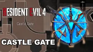 All 6 Blue Medallions Castle Gate | Resident Evil 4 Remake 2023