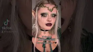 I&rsquo;M OBSESSED🧝🏻&zwj;♀️ #makeup #tiktok #halloween #darkfairy #fairy #trending #ytshorts #trendingshorts