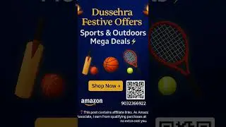🏏 Sports & Outdoors Festive Deals 🎉 Amazon Dussehra Sale 2025 ⚡