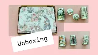 Unboxing - PET tapes & washi tapes from Plannerlife by Mues