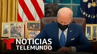 LIVE: Biden Signs Three Executive Orders on Immigration | Noticias Telemundo