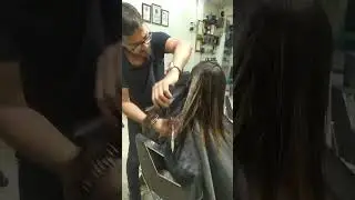 Hair Thinning/Texturizing Cutting Technique ~