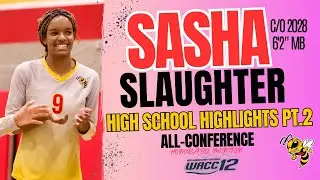 Recruiting Video | High School Highlights 2025 Pt.2 | Sasha Slaughter c/o 2028 6'2