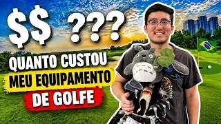 QUANTO CUSTOU MEU EQUIPAMENTO DE GOLFE ??? (Veja a análise completa!) Akira Go | Golfe