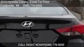 2016 Hyundai Elantra SE for sale in Eastpointe, MI 48021 at