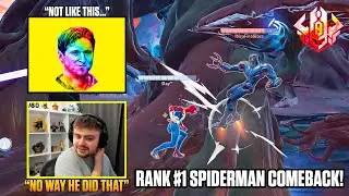 Rank #1 SpiderMan RAGEBAITS Kragiee & M0xyy in Marvel Rivals Ranked!