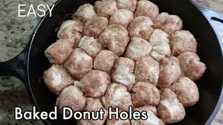 EASY Baked Donut Holes
