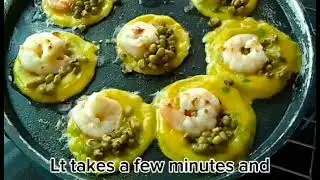 Khot cake with green bean paste, and shrimp - b&aacute;nh khot nh&acirc;n đậu xanh v&agrave; t&ocirc;m |73 |