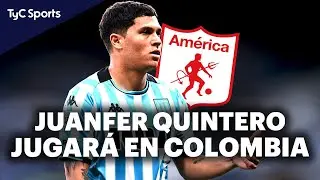JUANFER QUINTERO NO VOLVERÁ a RACING y TAMPOCO IRÁ a RIVER: JUGARÁ en AMÉRICA de CALI ⚽ Los detalles