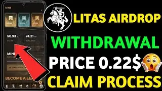 Litas Airdrop Update Today || Litas Airdrop Claim Update || Litas Airdrop Listing Price