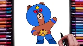 How to Draw El Brown From Brawl Stars | How to Draw Brawl Stars