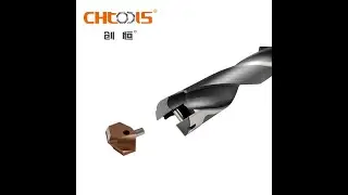 CHTOOLS High-Speed Steel and Tungsten Carbide Crown Drill Bit Efficient  CNC Mode for Metal Drilling