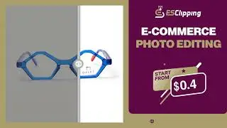 E-commerce product photo editing services for photographers, starting at $0.49 USD.