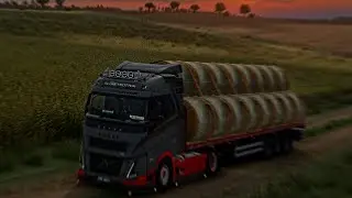 ETS2 1.55 (4K) + New Ultra Realistic Graphic Mod / Lighting Improvements v2 Snowymoon Gameplay!