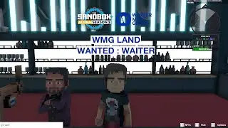 The Sandbox Alpha Season 3 WMG LAND QUEST #4 - WANTED : WAITER