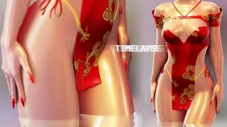 Highpoly to Lowpoly Clothing Texturing - Practice - in Zbrush and Substance Painter - Timelapse ✨