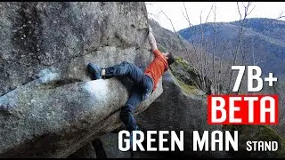 BETA - GREENMAN 7B+ | Stand - Boulder BETA | Val di Mello