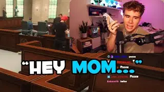 Blau Calls His Mom To Help Him in Court RP