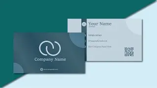 Modern Business Card Design in Photoshop | Professional & Minimal Layout