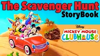 Mickey Mouse Clubhouse Read Along Storybook | Read Aloud Stories for Kids | The Scavenger Hunt