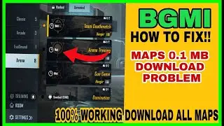 🇮🇳Battleground Mobile India Map Not Downloading | BGMI 0.1MB ERROR | BGMI MAPS NOT DOWNLOADING🔥 0.1