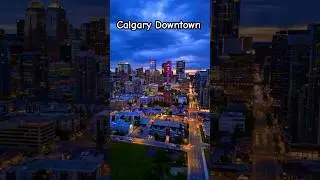 Calgary Downtown View, High rise building, #canada #calgary #downtown #alberta #viral #views #fyp
