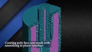 Numerical simulation of flow in a hydrocyclone