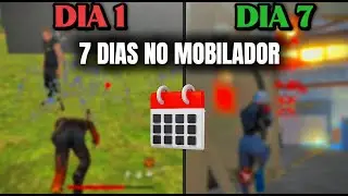 Abandonei tudo e joguei Free Fire só no mobilador por 7 dias