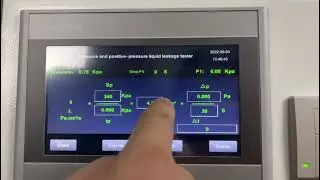 ISO 18250-1 Subatmospheric Pressure Air Leakage Tester With Result Printing