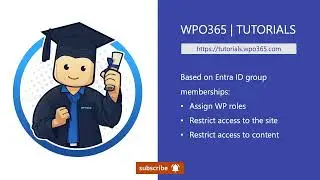 WPO365 Walktrough | Role‑Based Access Control for WordPress Using Entra ID