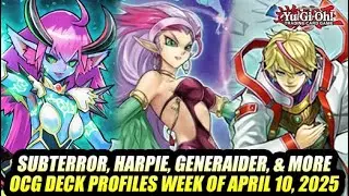 Subterror, Harpie, Generaider, & More! Yu-Gi-Oh! OCG Deck Profiles Week Of April 10, 2025