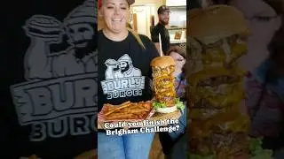 10 Patty Cheeseburger Challenge & Giant Milkshake in Utah | #foodies #travel #utah #burger #asmr